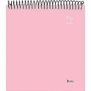 Caderno 01x1 Capa Dura Flip Rosa Pastel Vert 80f Pct.C/04 2140 Tamoio