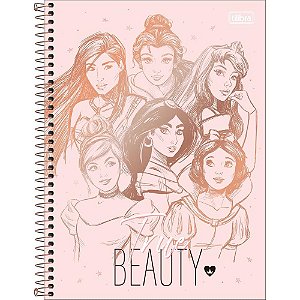 Caderno 01x1 Capa Dura Princesas 80fls. Pct.C/04 30.839 Tilibra