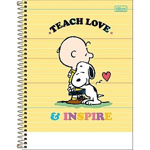 Caderno 01x1 Capa Dura Snoopy 80fls. Pct.C/04 30.823 Tilibra