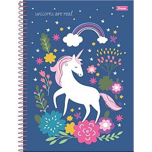 Caderno 01x1 Capa Dura Unicórnio 80fls. Pct.C/04 6207 Foroni