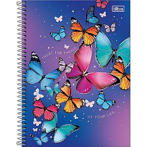 Caderno 10x1 Capa Dura Daisy 160fls. Pct.C/04 33.114 Tilibra