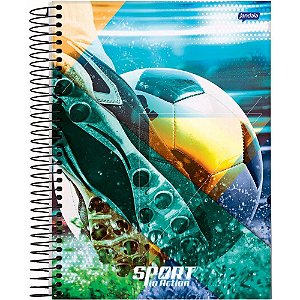 Caderno 20x1 Capa Dura Sport 320fls. Pct.C/02 68785-88 Jandaia