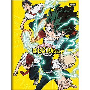 Caderno Brochurão Capa Dura My Hero Academia 80fls. Pct.C/05 7023 Foroni