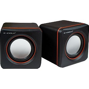 Caixa De Som P/ Computador Multimidia 5w Preta Un Xc-Cm-03 Flex