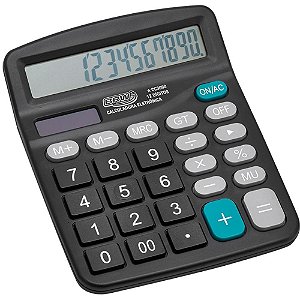 Calculadora De Mesa 12 Dig. 14,8x11,9x3,8cm Preta Un Cc3000 Brw