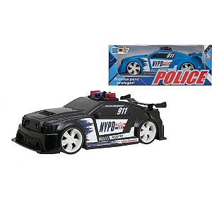 Carrinho Police 42x18x16cm (S) Un Bq5030a Kendy Brinquedos