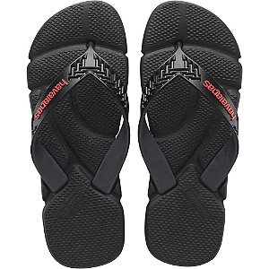 Chinelo Havaianas Masculino Power 2.0 41/2 Preto Par 0090 Havaianas