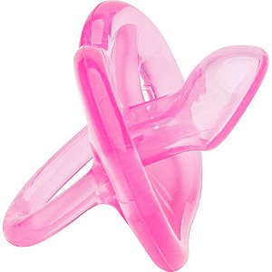 Chupeta Silicone 100% Orto T1 Rosa Un 6014-01-F Lolly