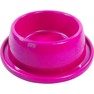 Comedouro Para Pet Antiformiga Rosa 1000ml Un 0948 Furacão Pet