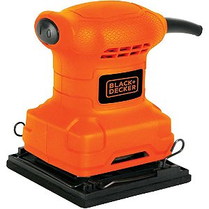 Ferramenta Elétrica Bd Lixadeira Orbital 200w 127v Un Bs200-Br Black & Decker