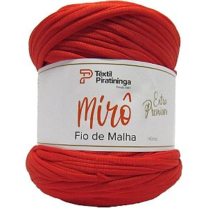 Fio De Malha Vermelho 140m Miro Premium Un  Barb. Piratininga
