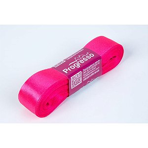 Fita De Cetim 22mm 10m. Rosa Neon 279 Un Cf005-279 Fitas Progresso
