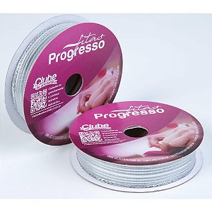 Fita Metalizada 15mm 10m. Prata Aramada Un M007-015 218 Fitas Progresso