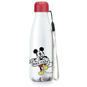 Garrafa Plástica Mickey 600ml Pet C/Alca Un 470556 Plasduran