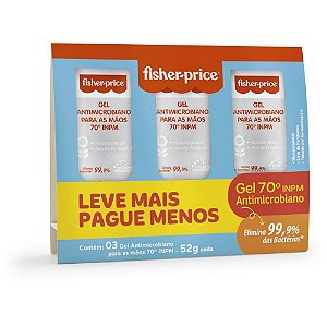 Gel Antimicrobiano Fisher-Price P/Maos 52g. Un 8128 Neutrocare