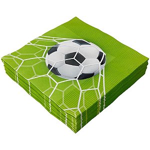 Guardanapo De Papel Futebol 33x33cm Pct.C/20 5056 Make+