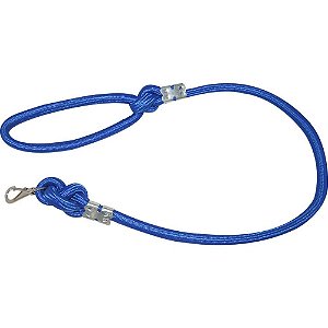 Guia Para Pet Corda C/ No 1,30m 16mm Azul Un C02243 Furacão Pet