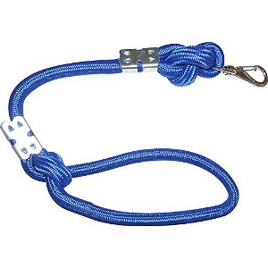 Guia Para Pet Corda C/ No 60cm 16mm Azul Un C02246 Furacão Pet