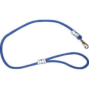 Guia Para Pet Corda Roliça 1m 10mm Azul Un C02249 Furacão Pet