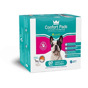 Higiene Para Pet Tapete Confort 60x55 C/ 07 Un 50001 Confort Pet