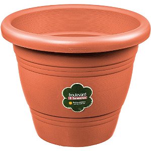 Jardinagem Vaso Redondo Plástico 22cm Un 515v/93 Sanremo