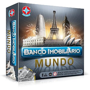 Jogo De Tabuleiro Banco Imobiliário Mundo Un 1201602800053 Estrela