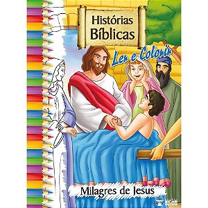Livro Infantil Colorir Bíblia Sortidos 10pg. Pct.C/04  Bicho Esperto