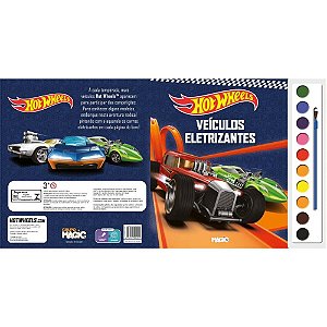 Livro Infantil Colorir Hot Wheels Aquarela Un 4922 Ciranda