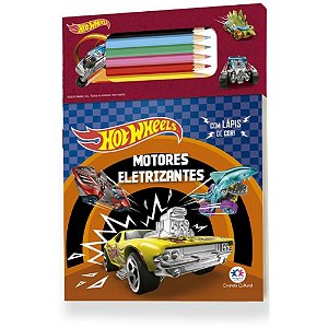 Livro Infantil Colorir Hot Wheels Meu Bloquinho Un 01419 Ciranda