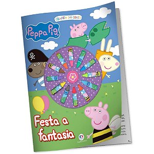 Livro Infantil Colorir Peppa Pig Magia Das Cores Un 83139 Ciranda