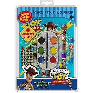 Livro Infantil Colorir Toy Story Super Color Pack Un  Dcl
