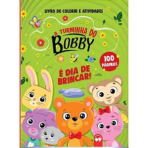 Livro Infantil Colorir Turminha Do Bobby 100pgs. Un  Vale Das Letras