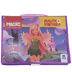 Maleta Para Pintura Floresta Encantada 86 Pecas Un 6060c Ciranda