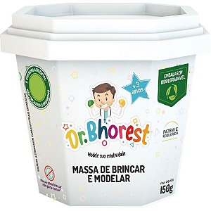 Massa Para Modelar Branca 150g. Un Mb01br Dr Bhorest