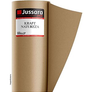 Papel Kraft Bobina 120cmx200m 80g. 20kg S/Brilho Bobina 420nt Santeck