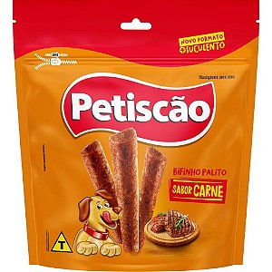 Petisco Para Pet Bifinho Carne Palito 250g Pacote 32203 Petiscao