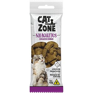 Petisco Para Pet Cat Zone Nhaquitos 40g Un 5631 Procao