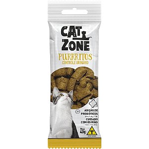 Petisco Para Pet Cat Zone Purritos 40g Un 5629 Procao