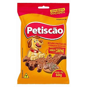 Petisco Para Pet Petisquinho Carne 60g Pacote 82060 Petiscao