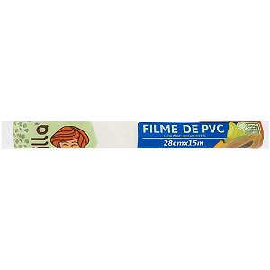 Plástico Para Alimentos Filme Pvc 28cmx15m. Rolo 13729 Billa