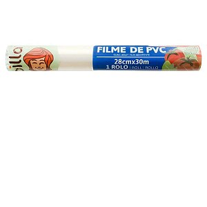 Plástico Para Alimentos Filme Pvc 28cmx30m. Rolo 13730 Billa