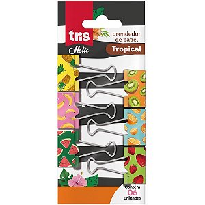 Prendedor De Papel Tris Tropical Bl.c/06 612478 Summit