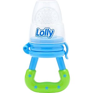 Produto Para Bebê Alimentador Silicone Azul Un 7360-01-Az Lolly