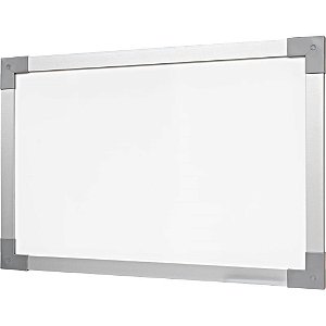 Quadro Branco Moldura Madeira 060x040cm Soft Prime Prata Un 4012 Stalo