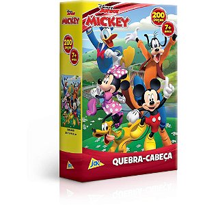 Quebra-cabeça Cartonado Mickey 200pcs Un 2817 Toyster