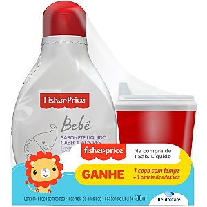 Sabonete Infantil Fisher-Price Líquido Kit 400ml Kit 5459 Neutrocare