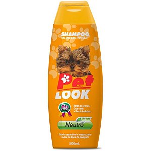 Shampoo E Cosmético Pet Shampoo Neutro 500ml Un 800 Petlook