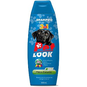 Shampoo E Cosmético Pet Shampoo Pelos Escuros 500ml Un 802 Petlook