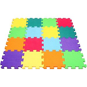 Tapete Em Eva Mini Soft 15x15cm 5mm 16pc Col Un 7237 Evamax