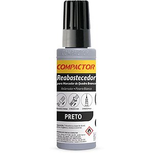 Tinta Marcador Quadro Branco Reabastecedor 030 Preto Cx.C/12 2431004-Pt Compactor